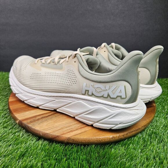 Hoka One One Arahi 7 Shoes Mens Size 12 D Oat Milk/Barley Running Sneakers main image 8